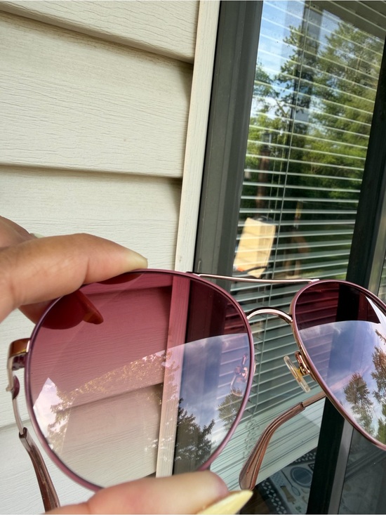 Kate Spade Joshelle Pink Aviator Sunglasses with Case main image 9